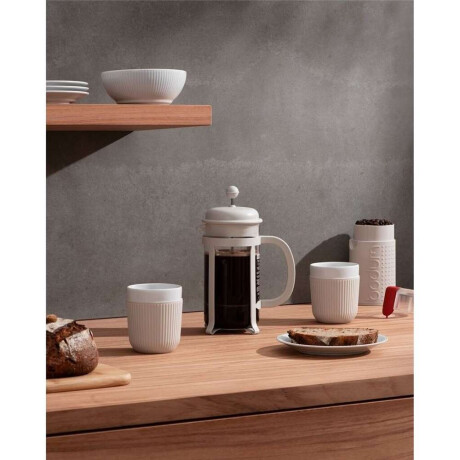Cafetera 1Lt 8 Tazas Java Press Bodum Blanco