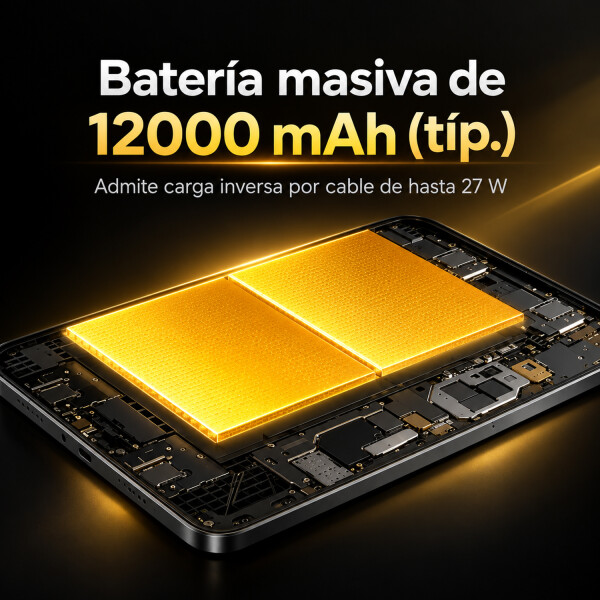 Tablet Xiaomi Redmi Pad 2 Pro 8/256 Gb 12,1" + Lápiz Stylus PLATEADO