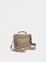 Bolsa Porta-Alimentos Lisa Efecto Nylon taupe