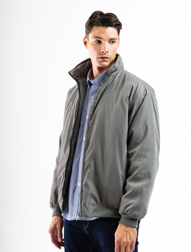 Campera Microfibra Seattle Gris