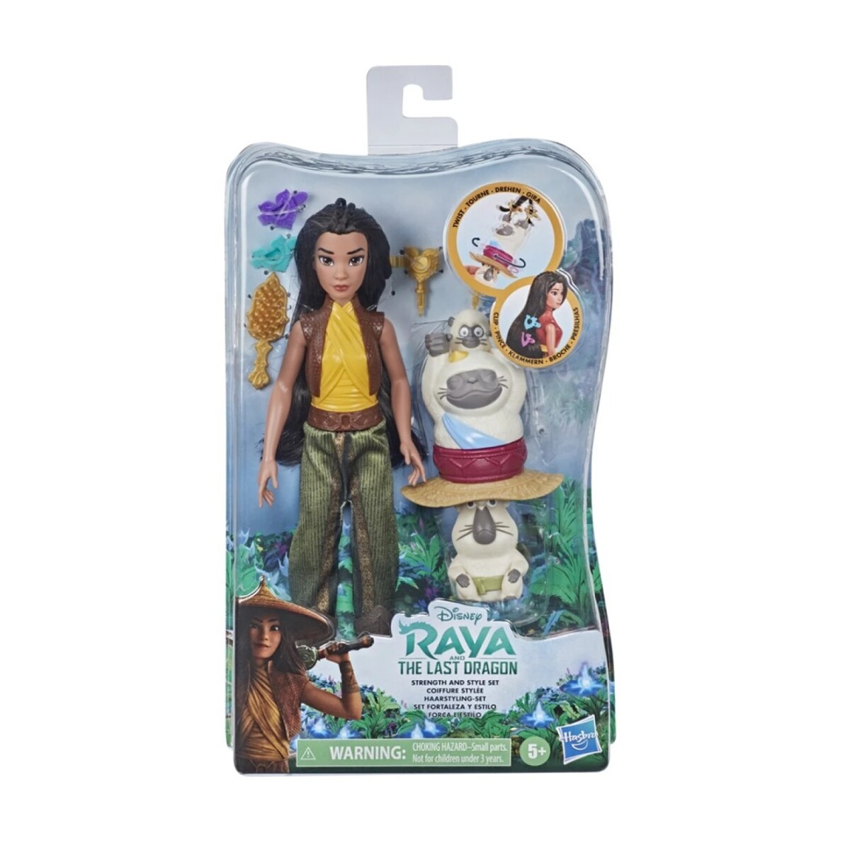 Set Disney Princesas Raya Fortaleza y Estilo 