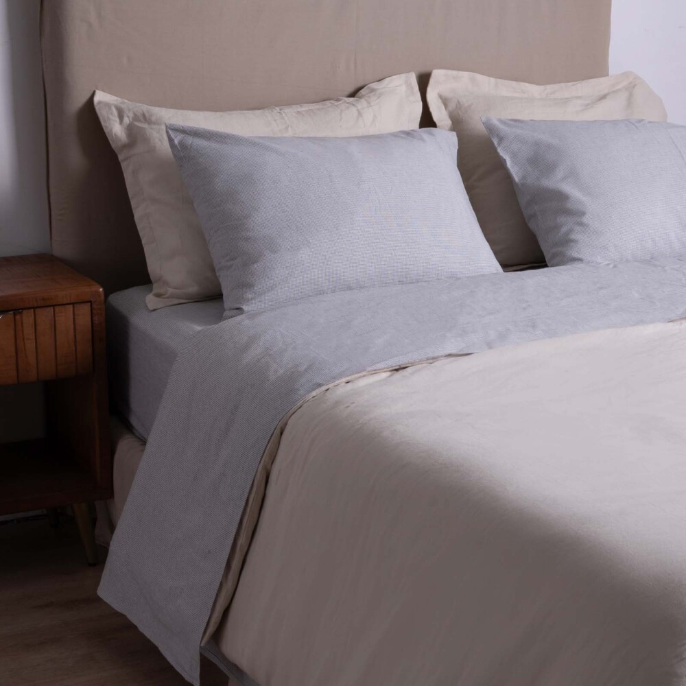 JGO SÁBANAS 2 PLAZAS ALGODON YARN DYE