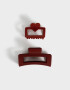 Broches Sets Set por 2 Set De Mix Broches - Rojo Medio