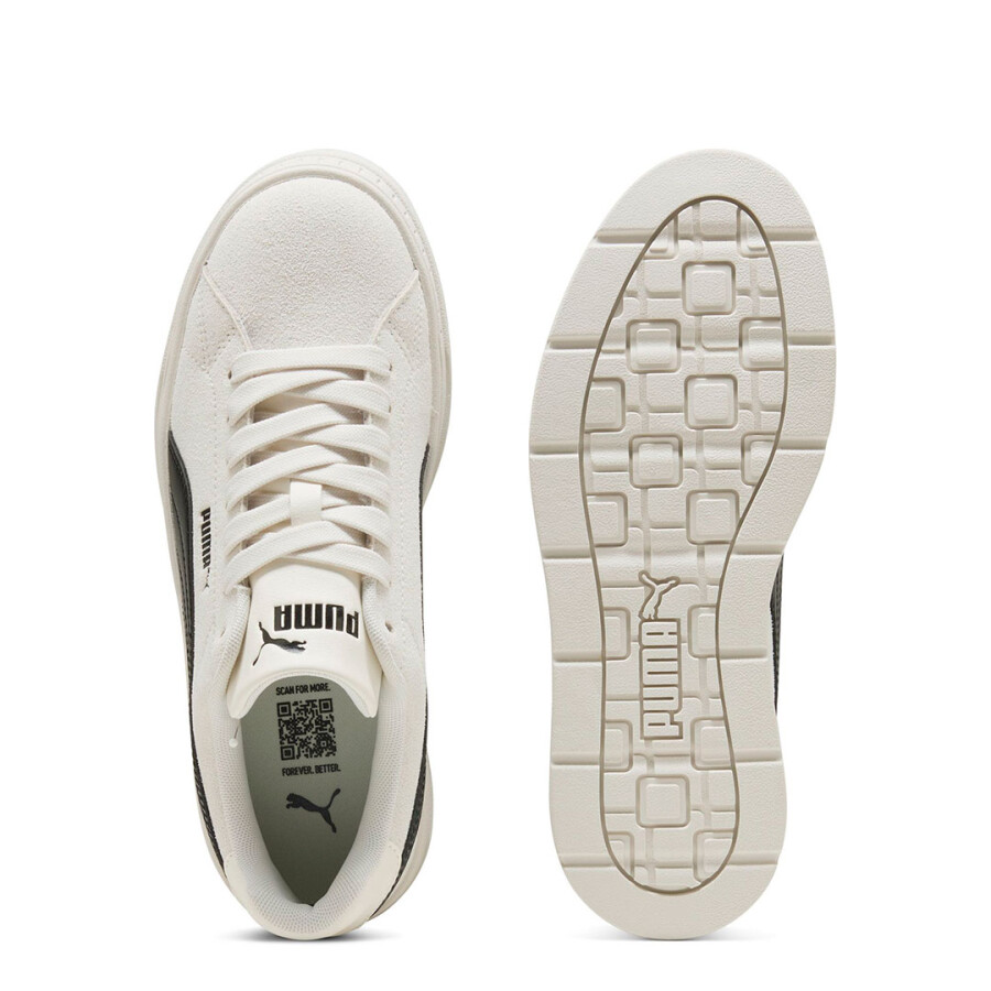 Championes de Mujer Puma Karmen Classic Sd Beige - Negro