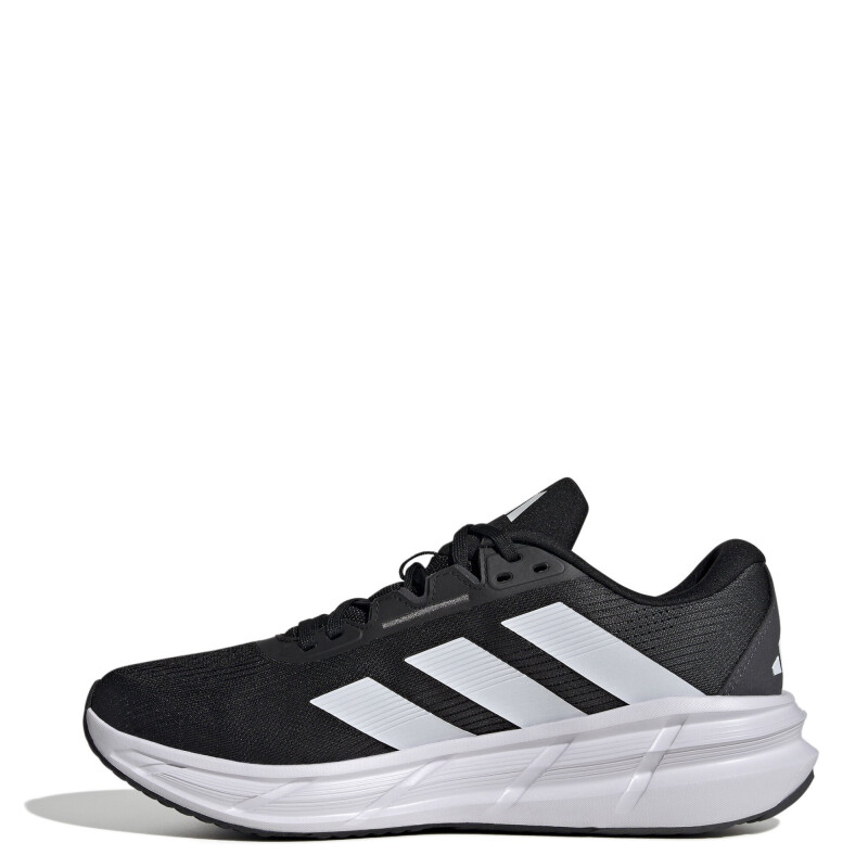 Championes de Hombre Adidas Running Questar 3 Negro - Blanco