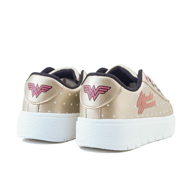 Calzado deportivos - Dc - DC Wonder Woman Casual PU plataforma de Niños - WWICFW24504 Dorado