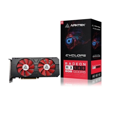 Tarjeta de Video ARKTEK RX580 - 8GB, GDDR5 001