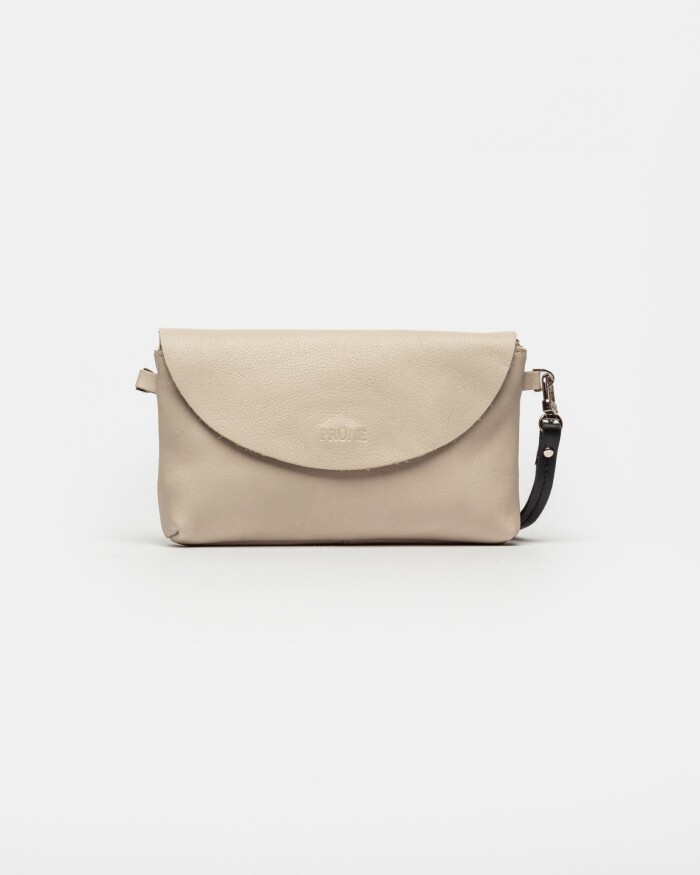 Mini Bag Siena En Cuero Liso Satinado Natural