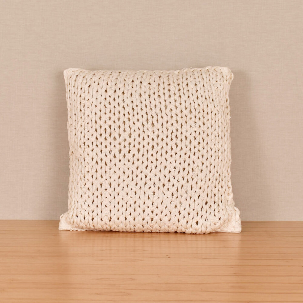 Almohadón Deco Tejido Doble Punto - Pilar Beage