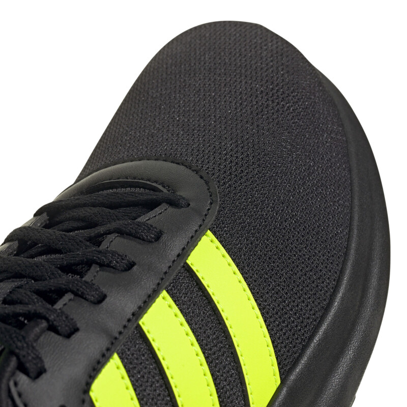 Championes de Hombre Adidas Lite Racer 4.0 Negro - Amarillo Limon