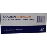DOLOREN SUBLINGUAL 10 MG. CJ X 10 COMPRI única