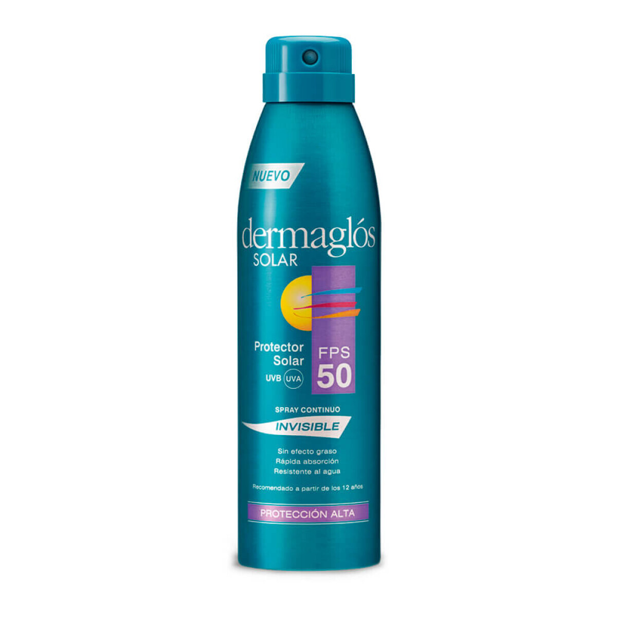 DERMAGLOS PROTECTOR SOLAR FPS50 SPRAY INVISIBLE 170ml 