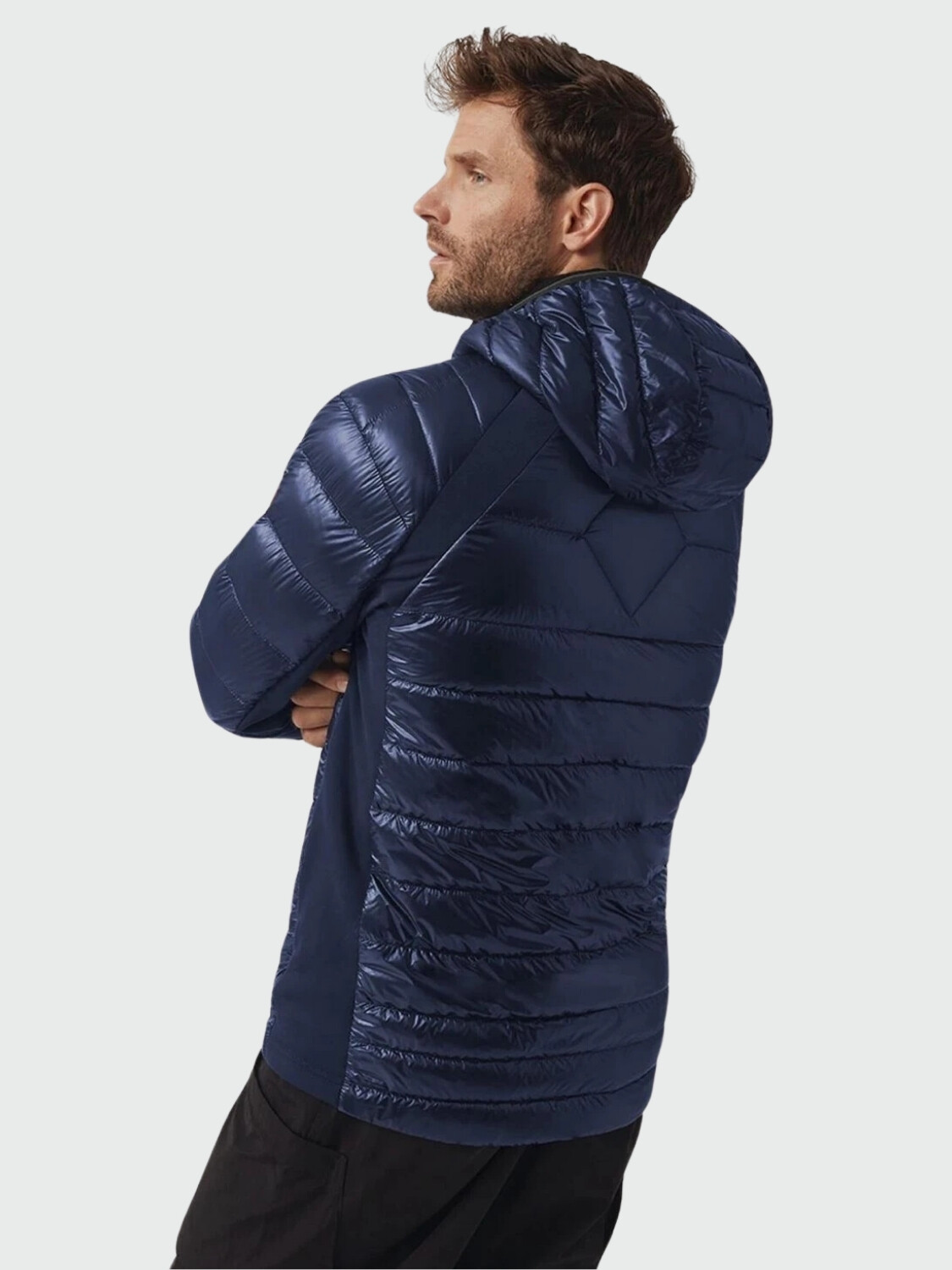 Canada Goose -Campera con capucha rellena de plumas, Hydbridge Lite Hoody Azul