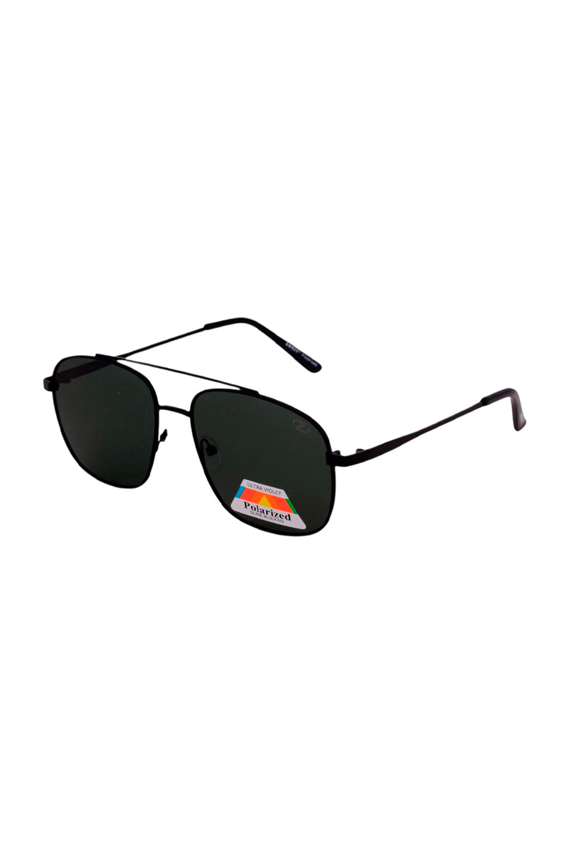 LENTES DE SOL AVIATOR SQUARE BLACK GREEN LENTES DE SOL AVIATOR SQUARE BLACK GREEN