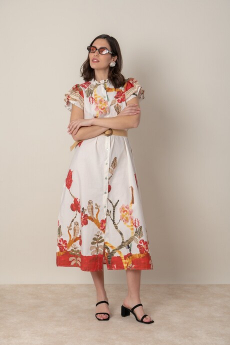 VESTIDO AIDANA Coral