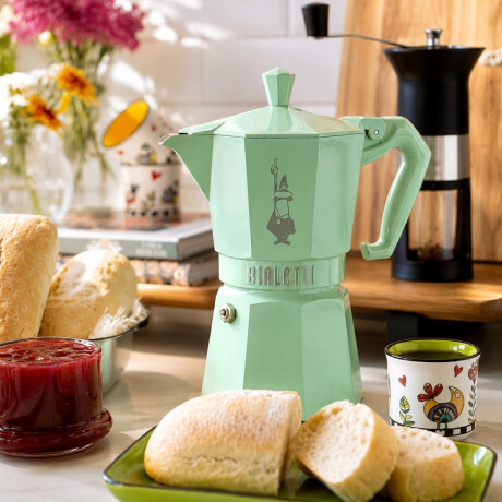 Cafetera Moka Exclusive Verde 270ml Bialetti Cafetera Moka Exclusive Verde 270ml Bialetti