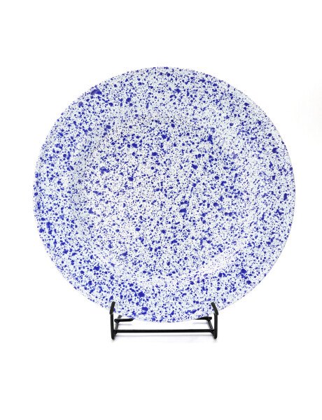 PLATO LLANO AC VITRIFICADO AZUL/BLANCO SUECO D26CM PLATO LLANO AC VITRIFICADO AZUL/BLANCO SUECO D26CM