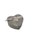 Caja Rigida Corazon 18 cm GRIS