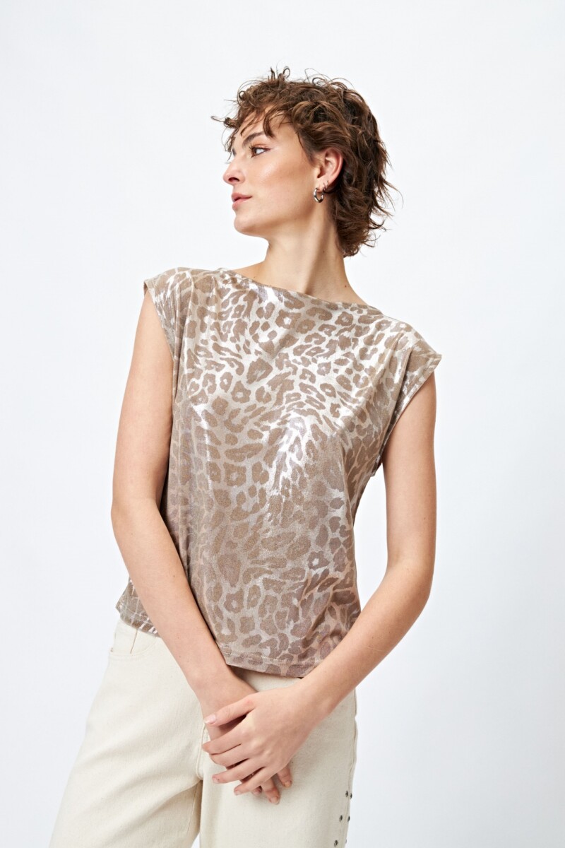 TOP HILTON Beige