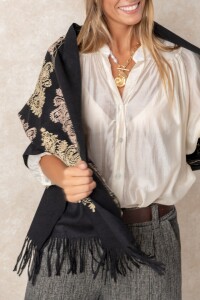 PASHMINA SIBILA Negro