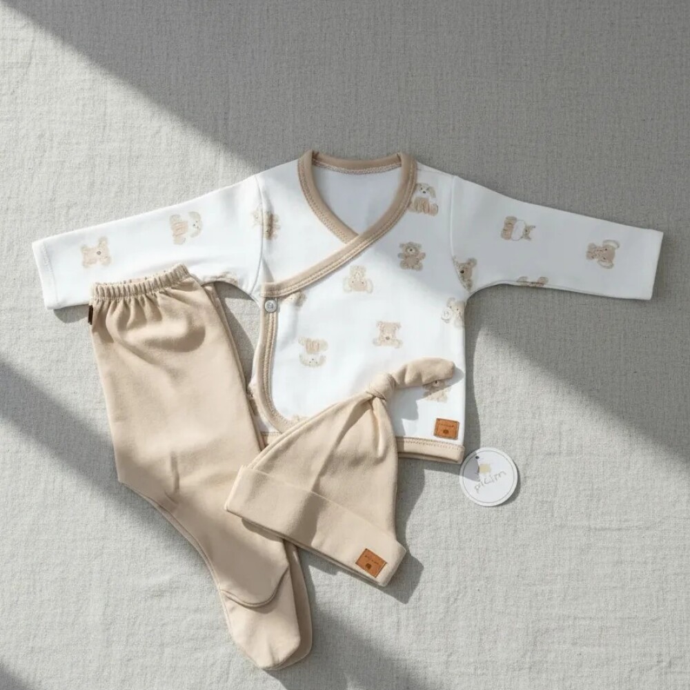 Primer muda PILIM estampada beige