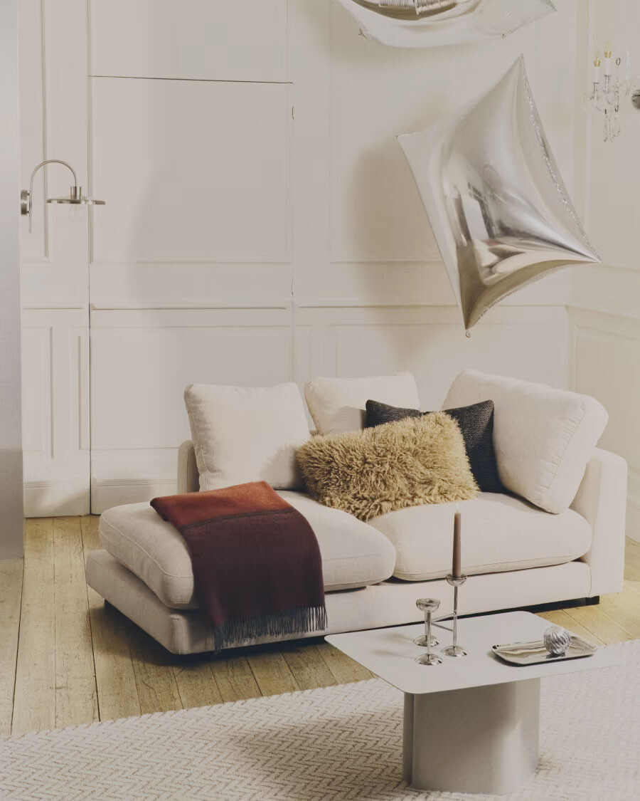 Alfombra Calira de lana jacquard trenzado beige 300 x 200 cm Alfombra Calira de lana jacquard trenzado beige 300 x 200 cm