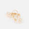Aros Colgantes Cortos Perlas Aros Colgantes Con Perlas - Dorado