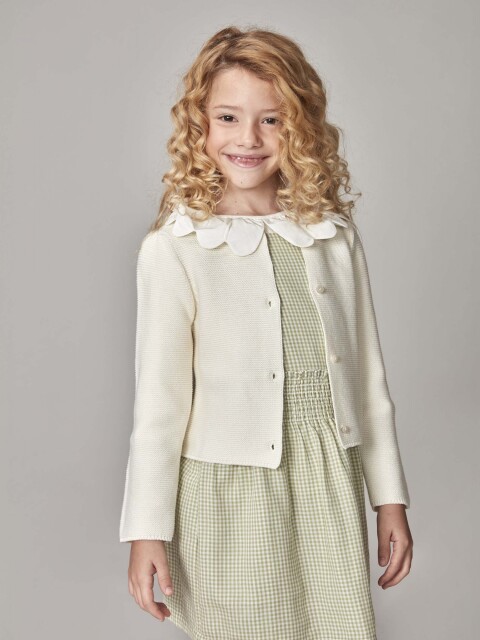 Chaqueta Punto Bobo Blanco