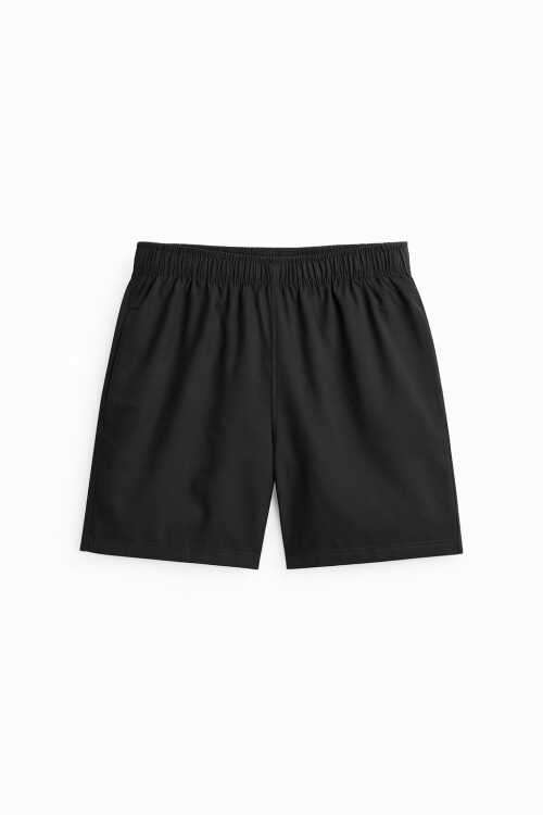 Short con elástico NEGRO