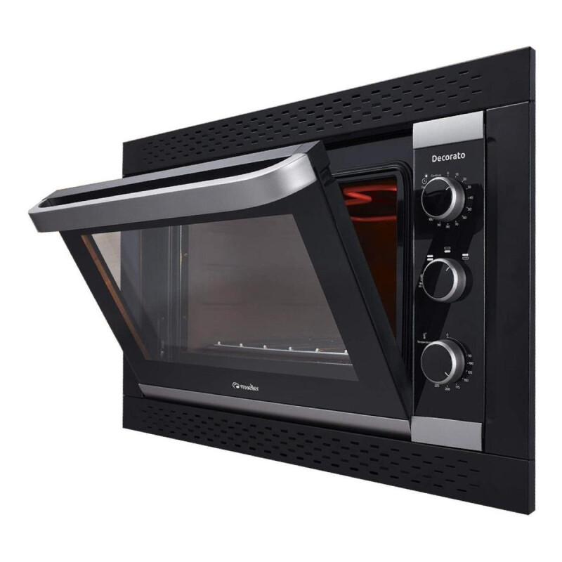 Horno De Empotrar Eléctrico Decorato + Anafe 4h Mueller Horno De Empotrar Eléctrico Decorato + Anafe 4h Mueller