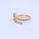Anillo oro 18k brillantes y rubíes serpiente con punzones. Anillo oro 18k brillantes y rubíes serpiente con punzones.