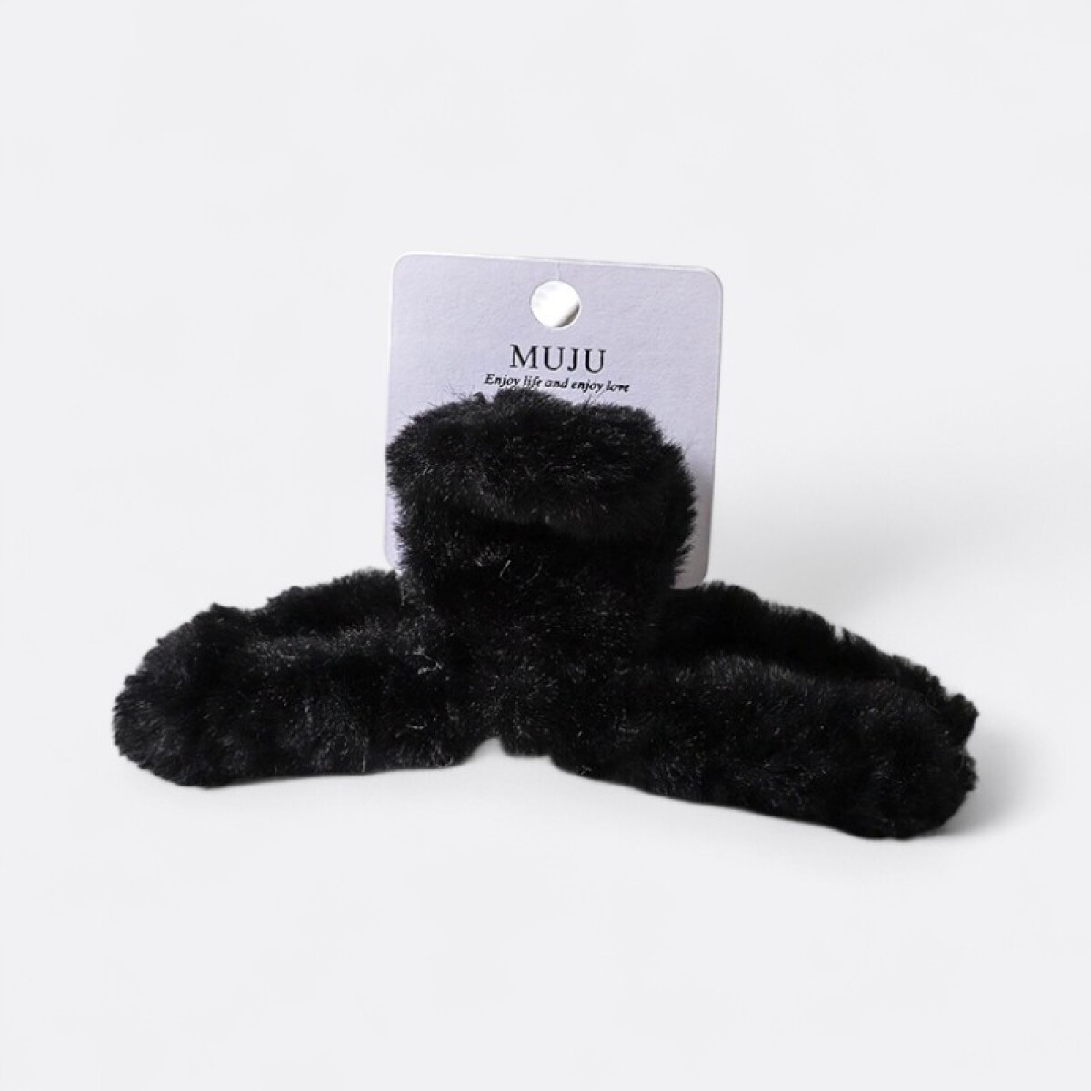 Pinza Para Cabello Textil - Negro 