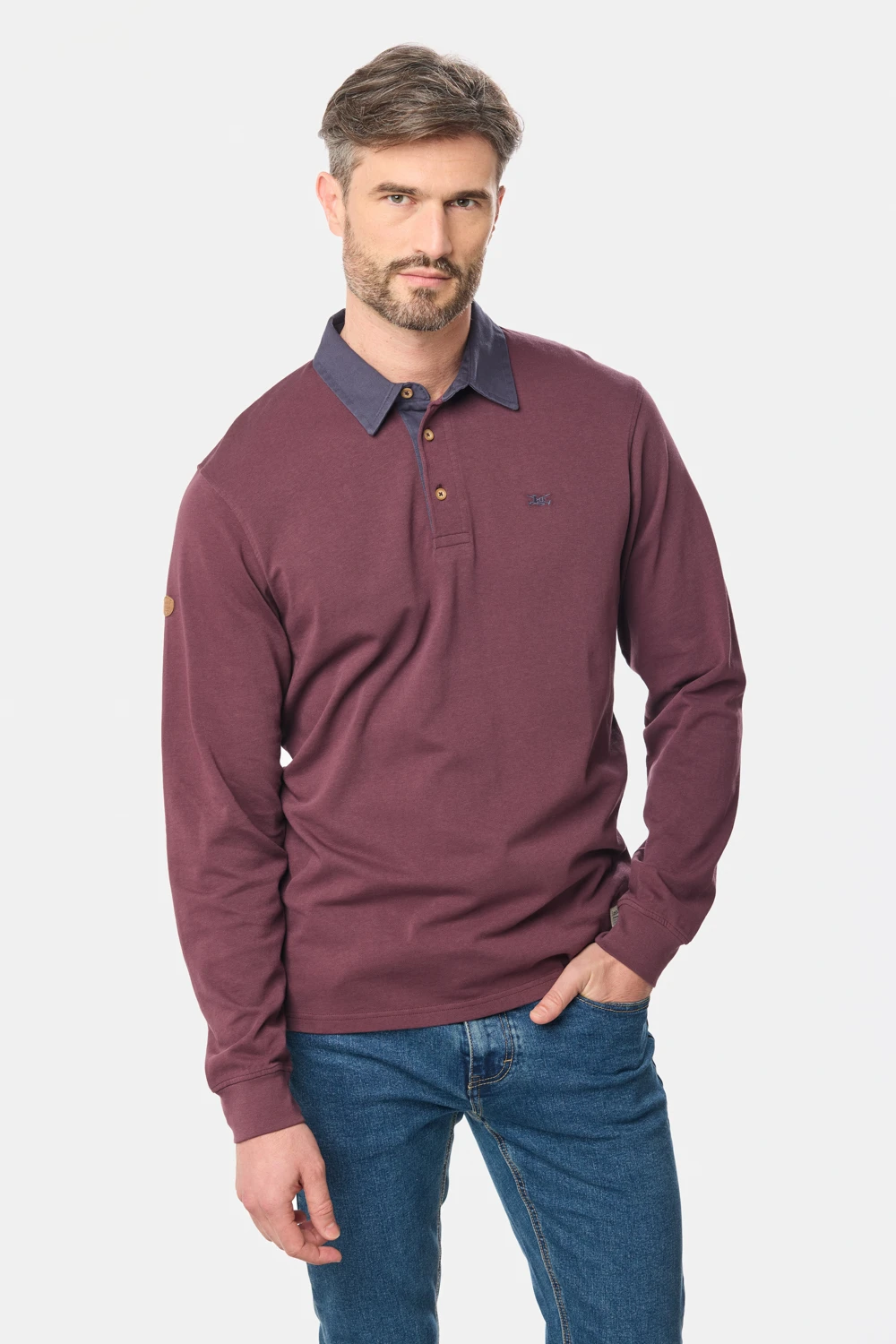POLO JERSEY LISA Bordo
