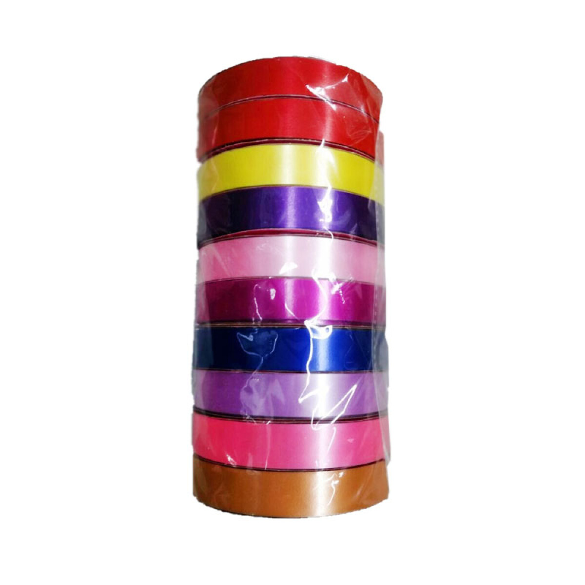 CINTA REGALO LISA SURTIDA 17MM (PACK X 10) 