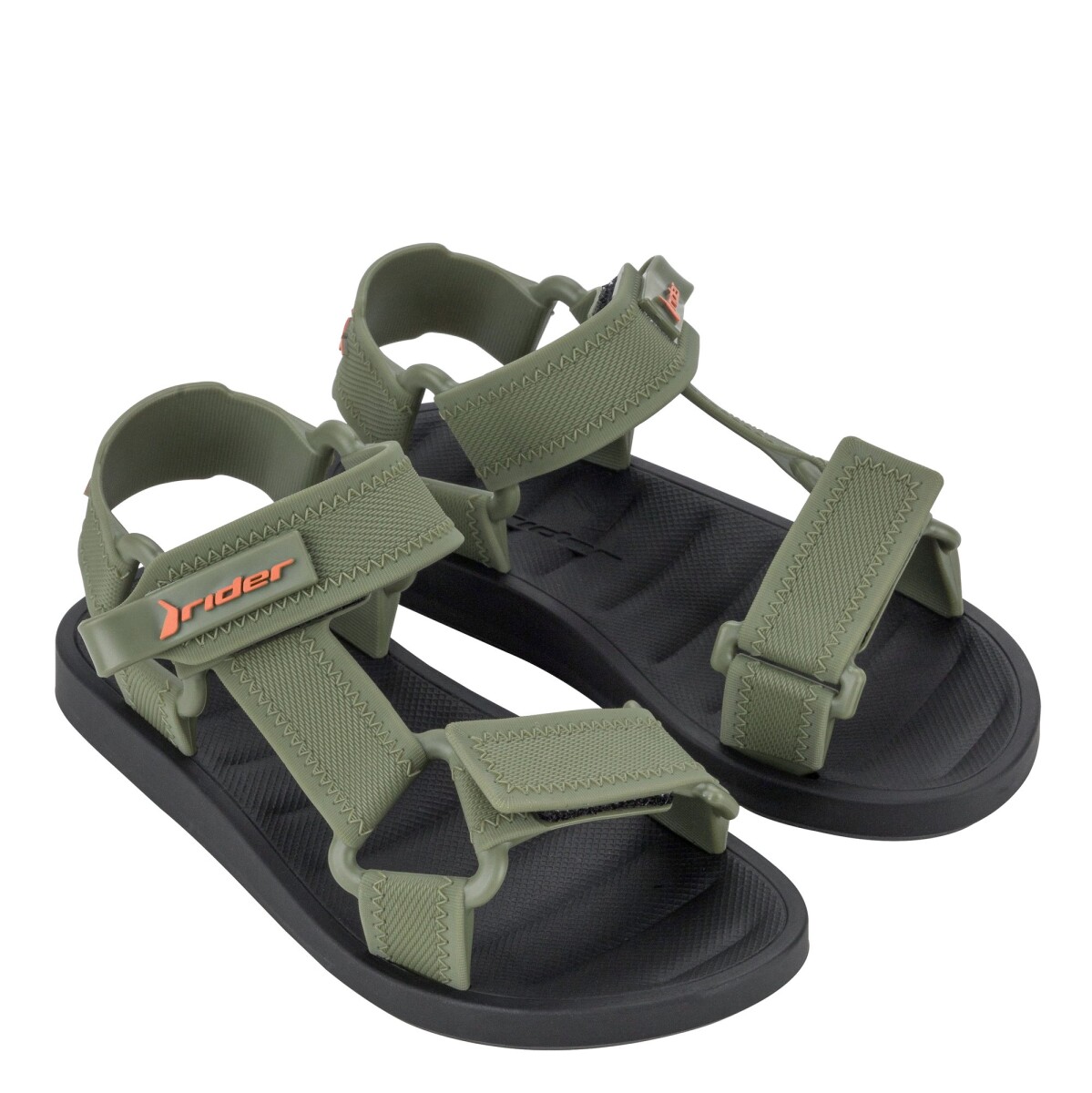 Sandalias Infantiles Rider Free Style II - Negro - Verde 