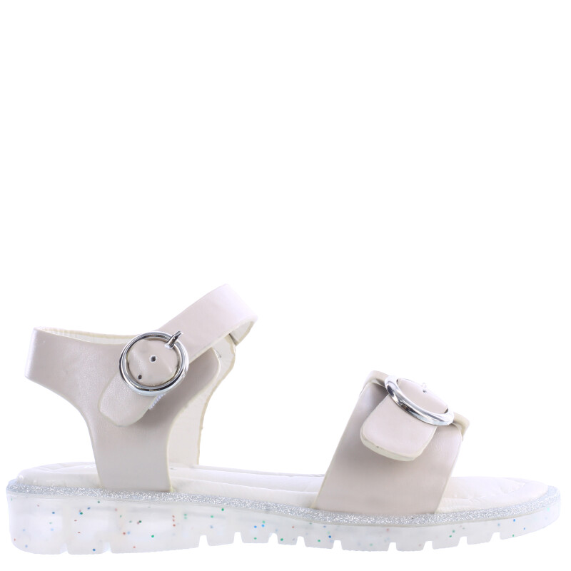 Sandalia de Niña Mini Miss Carol TUNEZ con pulsera y una tira Beige