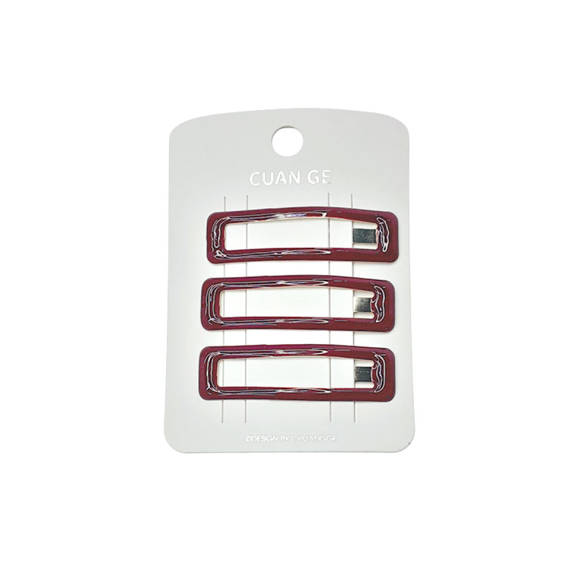 Broche pinzas bordo rectangulares x3 unidades - Broche Pinzas Bordo Rectangulares X3 Unidades 