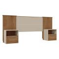 RESPALDO DE CAMA LUCIUS COLOR BURITI/OFF WHITE Respaldo De Cama Lucius Color Buriti/off White