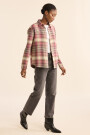 BOYFRIEND FLANNEL SHIRT Rosa