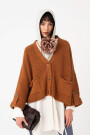 CARDIGAN BOTÓN Ocre