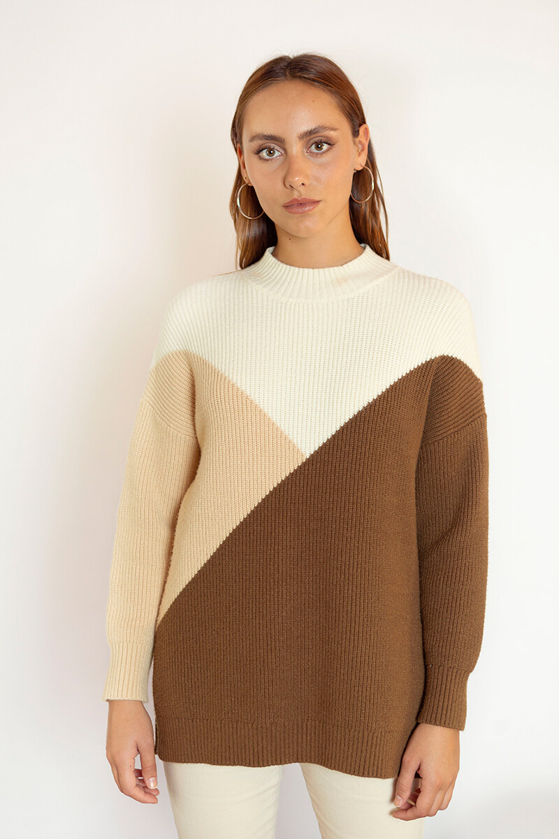 Sweater Block Taupe