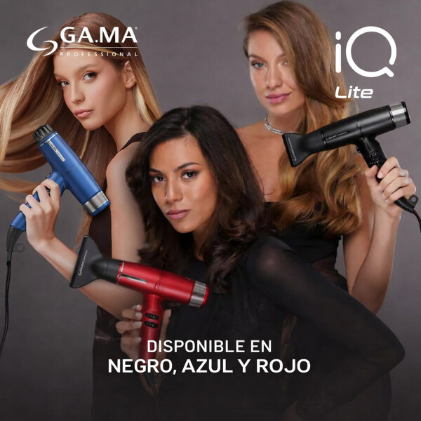 Secador De Pelo Gama Profesional Iq Lite 1600w NEGRO
