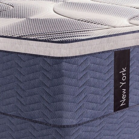 Conjunto Sommier New York - 1 Plaza y media 1.10 x 1.90