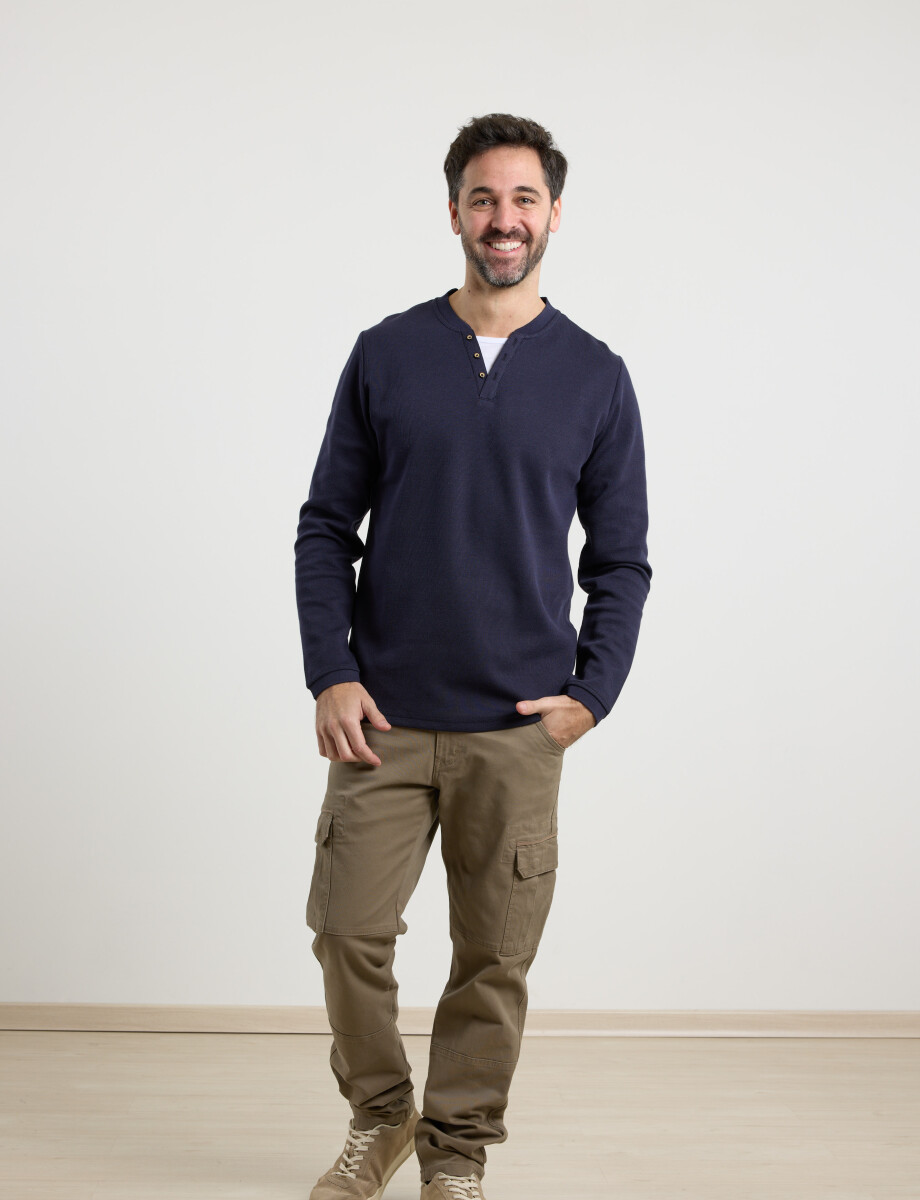 520911 T-SHIRT HARRY Azul Oscuro