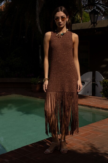 Vestido New Campo Marrón