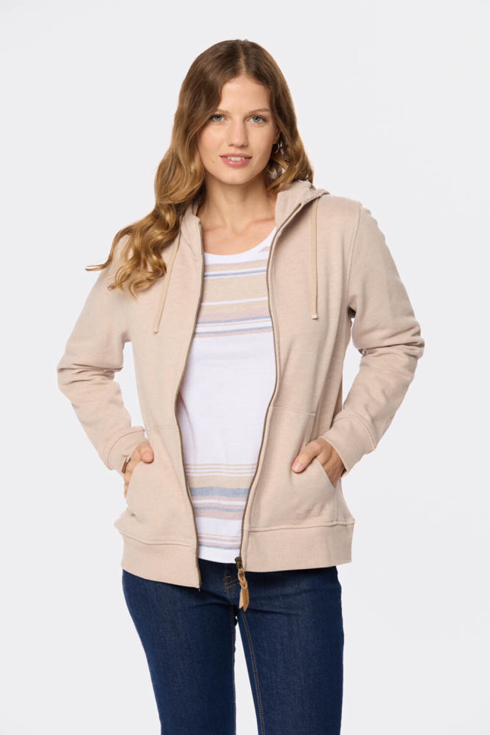 CANGURO CON CIERRE Beige
