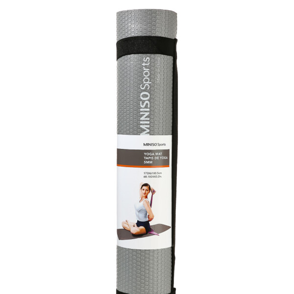Mat colchoneta de Yoga 5mm gris