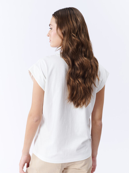 Remera sin mangas Blanco