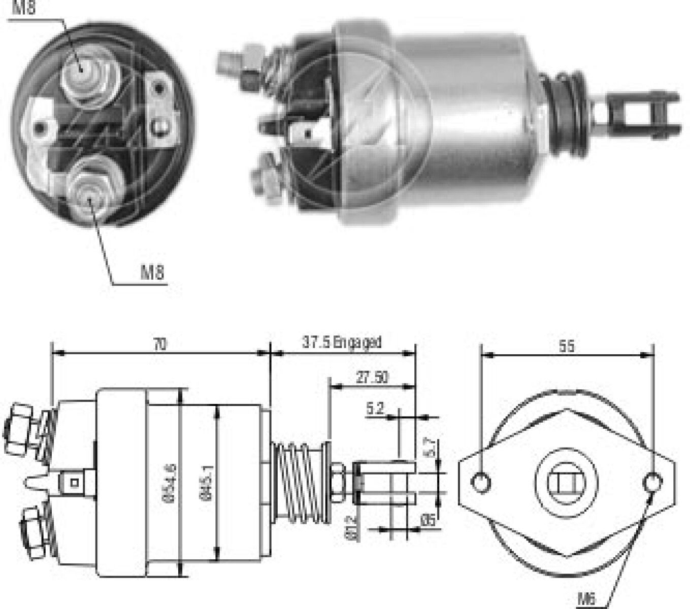 AUTOMATICO DE ARRANQUE - VW 1.2 1.3 BOSCH IK.701 ZM 