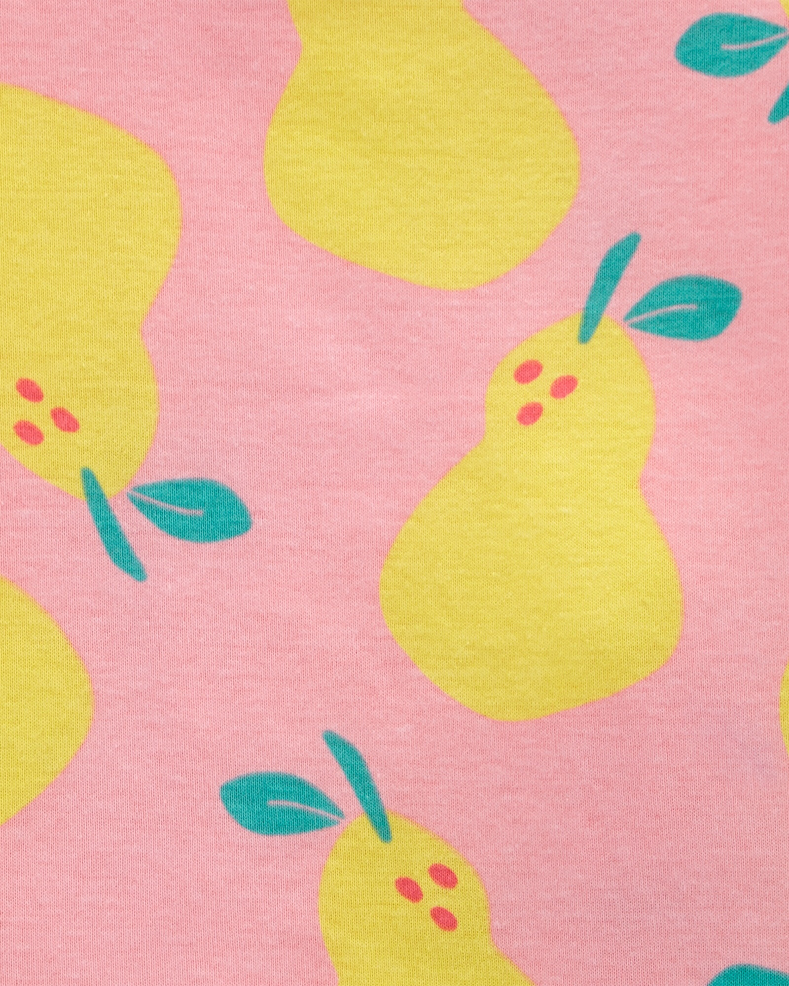 Pijama cuatro piezas de algodón, pantalón, short y dos remeras manga corta Sin color